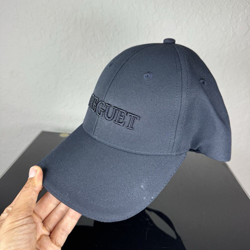 Breguet Hat Cap Dark Navy Blue Mens Strapback Embroidered Quiet Luxury - Picture 4 of 13
